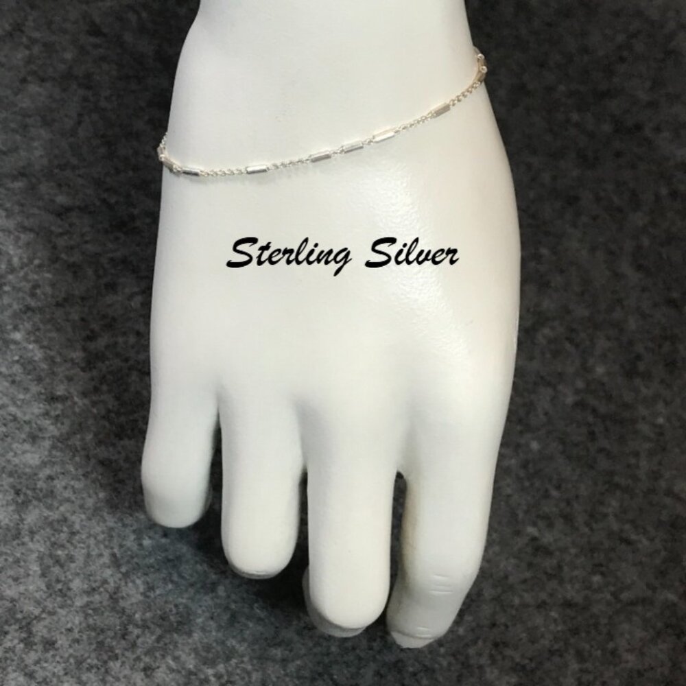 Sterling Silver .925 Italy MJI Design Bracelet
